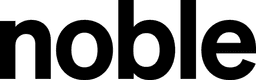 noble wordmark, black